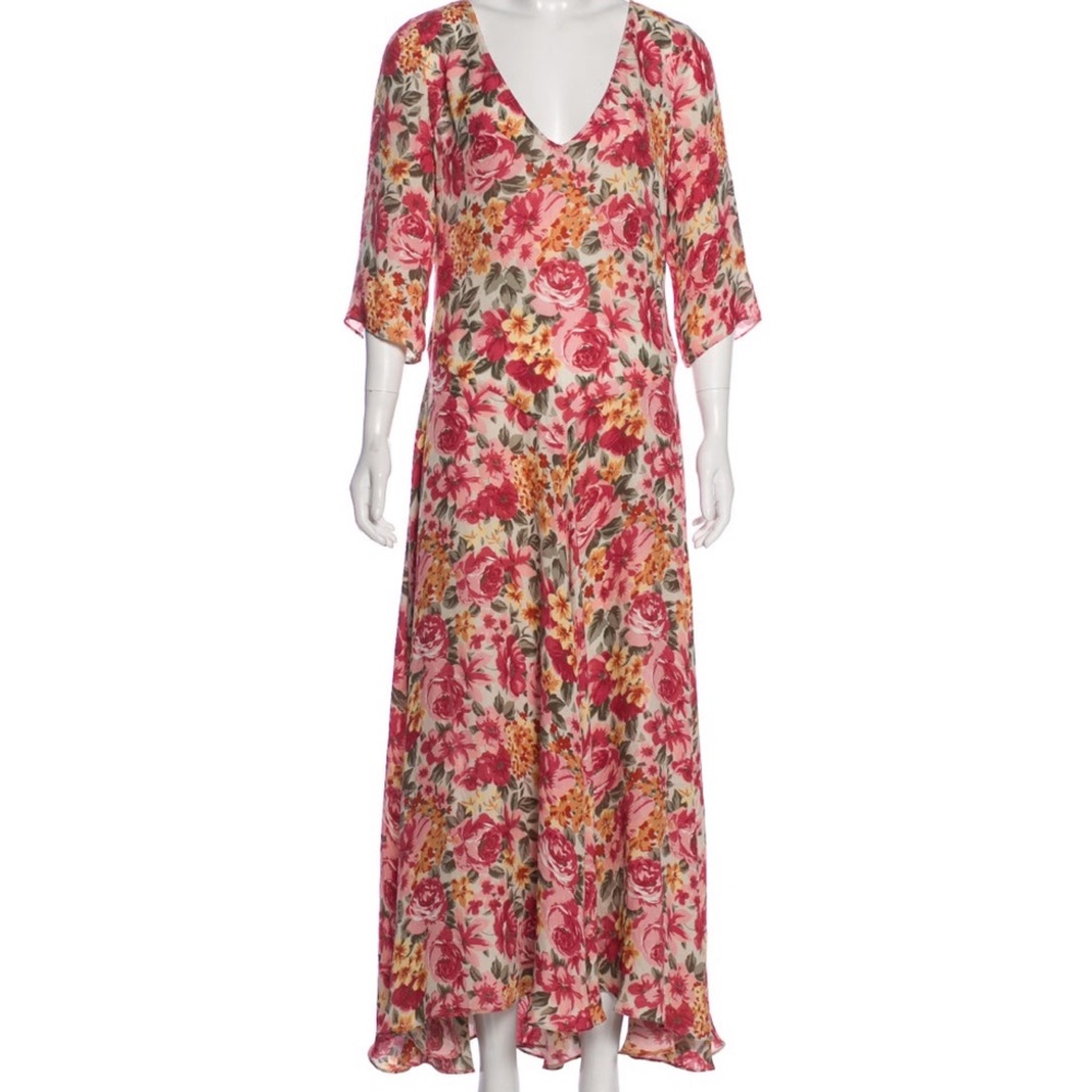 LPA floral print maxi dress